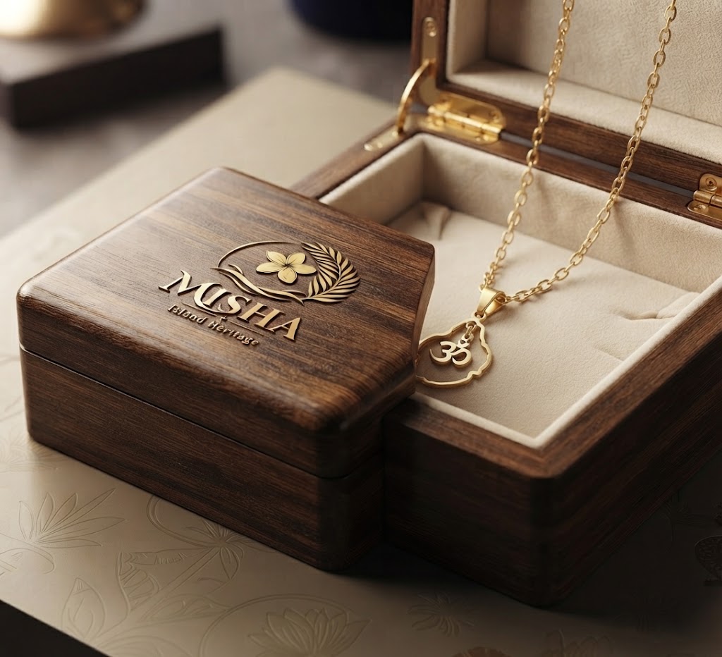 Gold chain inspired by Misha Island Heritage